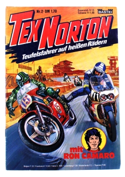 Tex Norton - Teufelsfahrer auf heißen Rädern Comic Nr 2: Hinterhalt in der Schikane von Bastei